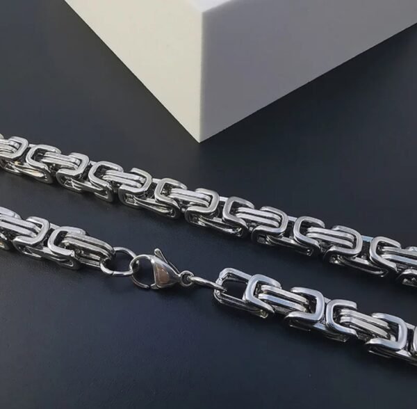 6mm Titanium Steel Cuban Wrap Necklace Fashion Hip Hop Chain No Fading Clavicle Chain Accessories