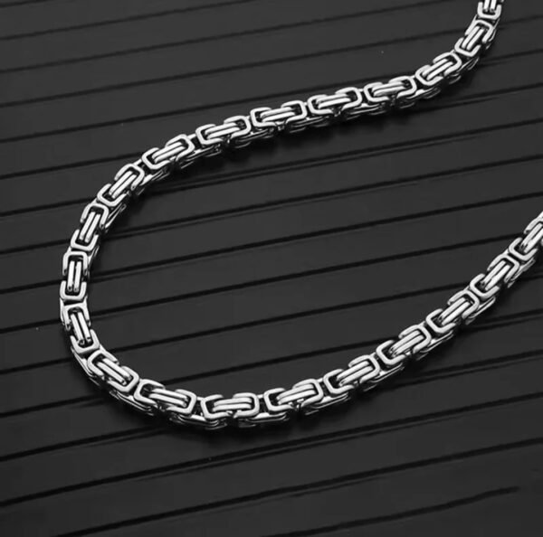 6mm Titanium Steel Cuban Wrap Necklace Fashion Hip Hop Chain No Fading Clavicle Chain Accessories