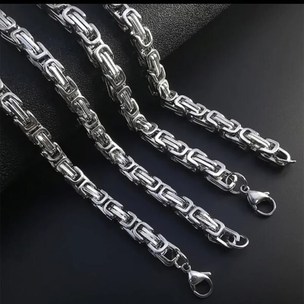 6mm Titanium Steel Cuban Wrap Necklace Fashion Hip Hop Chain No Fading Clavicle Chain Accessories