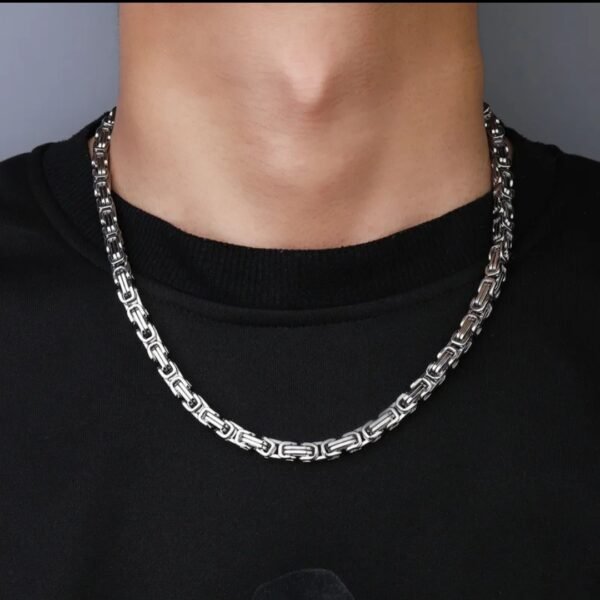6mm Titanium Steel Cuban Wrap Necklace Fashion Hip Hop Chain No Fading Clavicle Chain Accessories