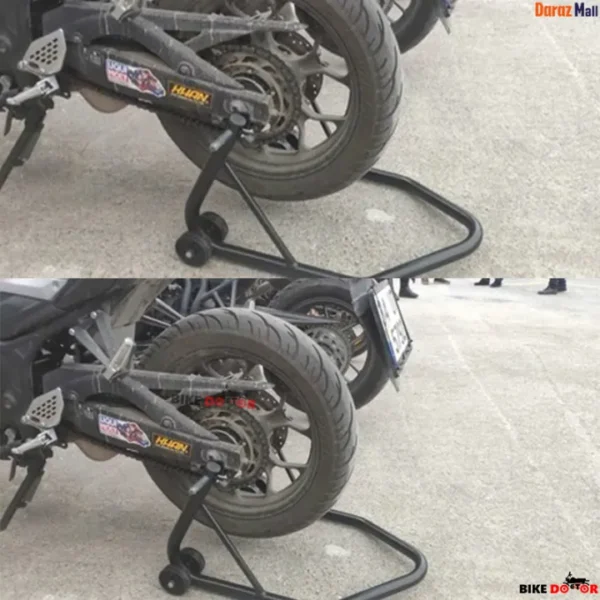 Paddock Motorcycle Stand Universal SS & Alloy - Sports Rear Stand Lifter for All Bikes