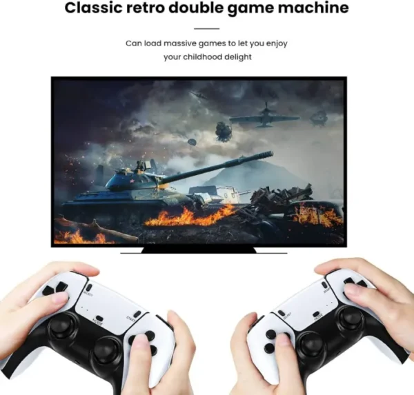 M15 Pro 4K Wireless Video Game Stick Console - 20000+ Games, 64GB, 20+ Emulators