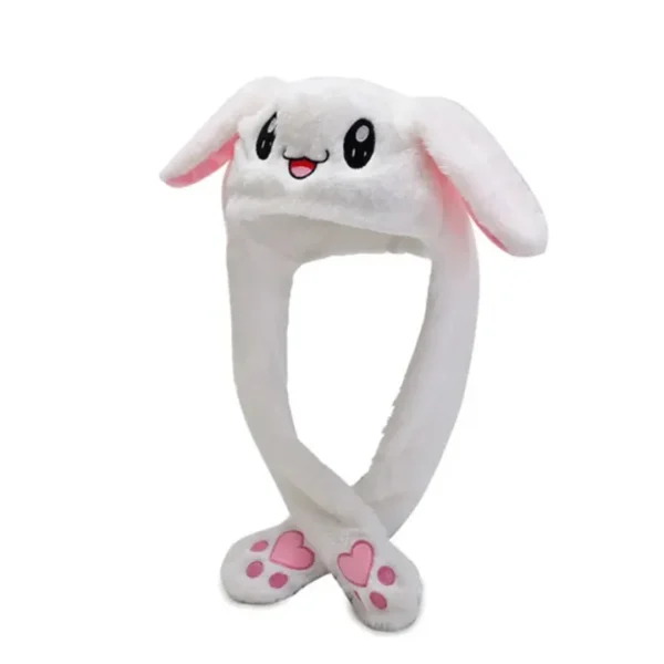 Cute Caps Plush Embroidery Women Hat For Kids Children Girls Boy Wrap Warm Dancing Rabbit Ear Hat