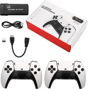 M15 Pro 4K Wireless Video Game Stick Console - 20000+ Games, 64GB, 20+ Emulators