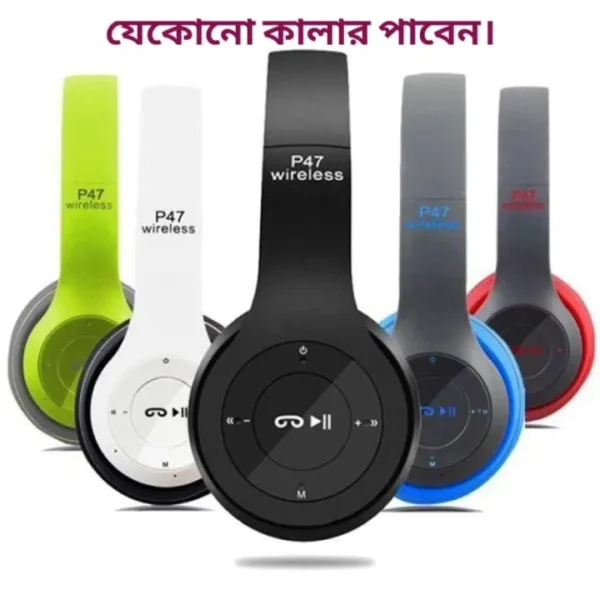 P47 - Wireless Bluetooth Headphone | In Ear Earphone for Android
