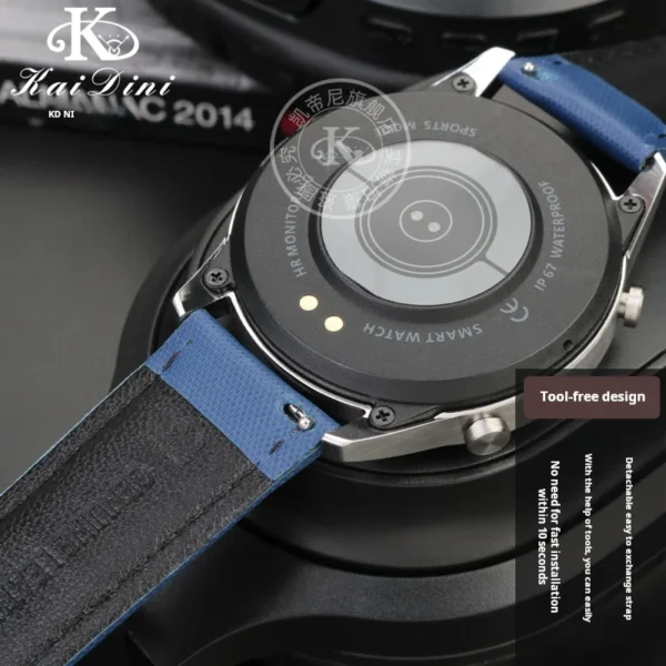 Quick release For Rolex Omega Seahorse Tag Heuer Fiber nylon watch band 20 21 22 23mm Refined steel Butterfly clasp Watch strap