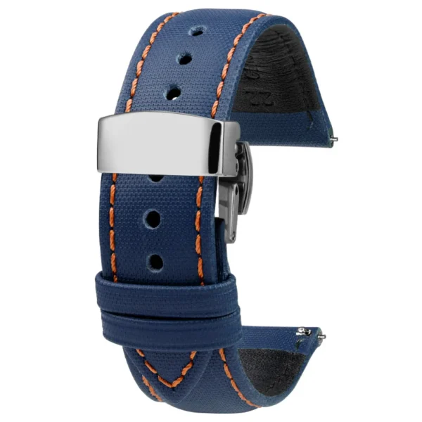 Quick release For Rolex Omega Seahorse Tag Heuer Fiber nylon watch band 20 21 22 23mm Refined steel Butterfly clasp Watch strap
